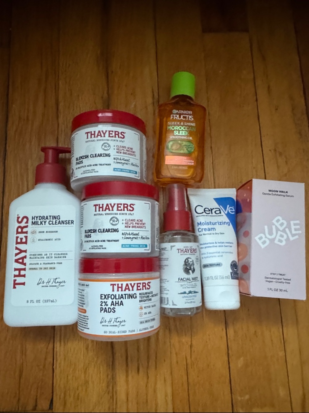 Thayers Skincare,  cerave, Garnier bubble Bundle